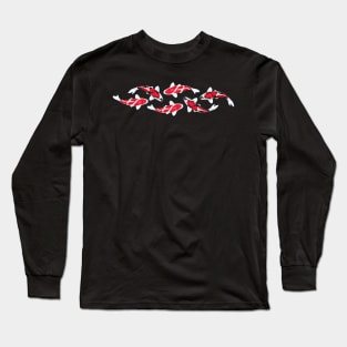 Koi Fish Blimp Shape Long Sleeve T-Shirt